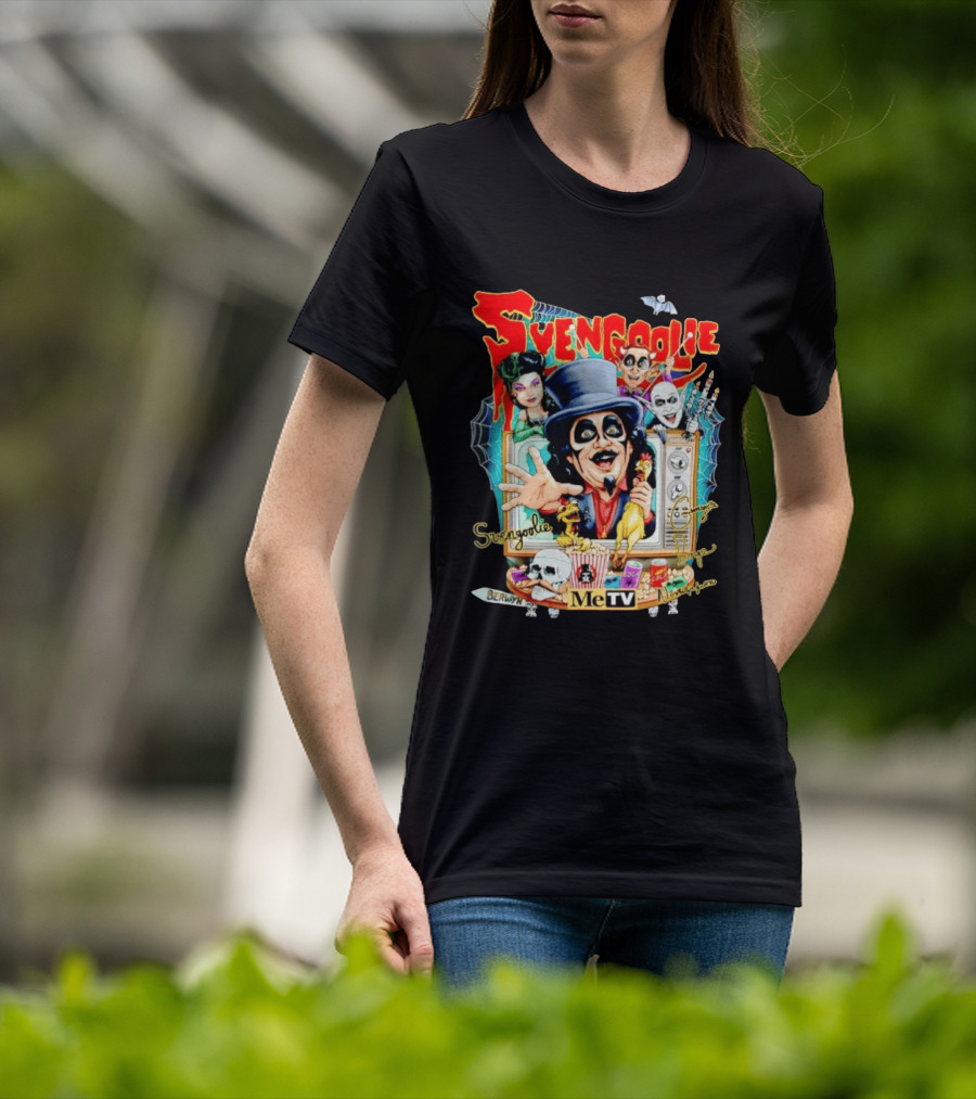 Svengoolie Berwyn MeTV Horror Characters And Spooky Fun T-Shirt