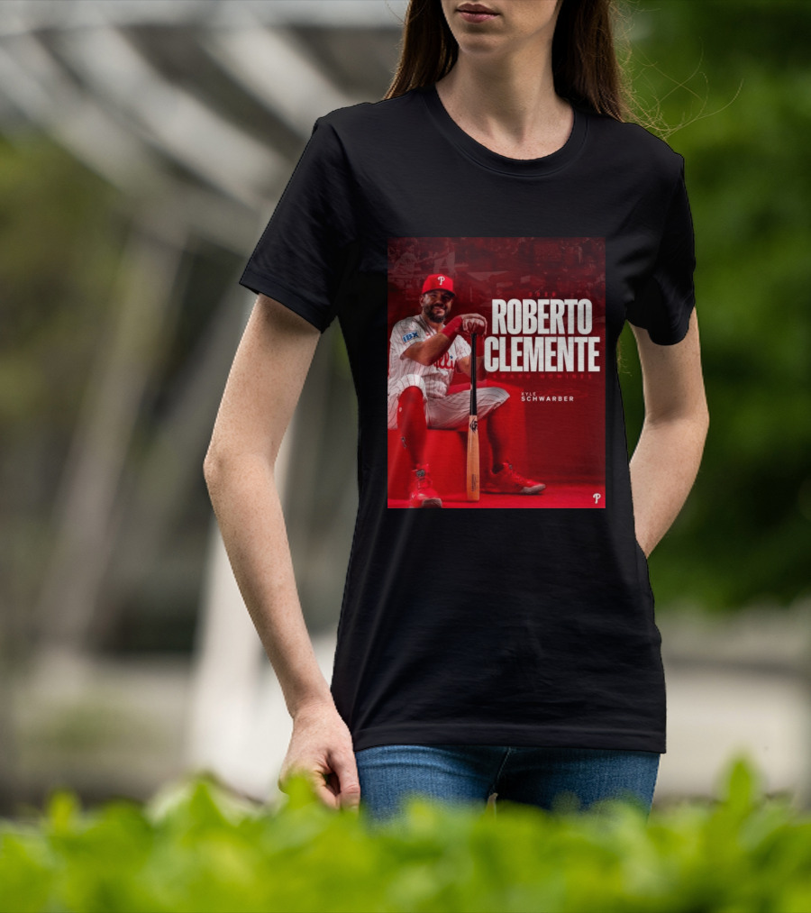 2026 Kyle Schwarber Roberto Clemente Award Nominee Phillies Baseball Recognition T-Shirt