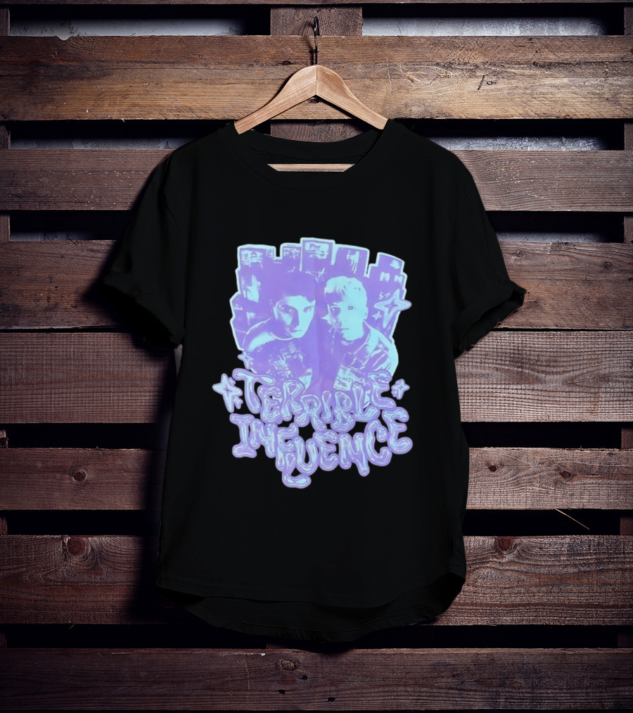 Terrible Influence Gerard Way Frank Iero Graphic Duo Purple T-Shirt
