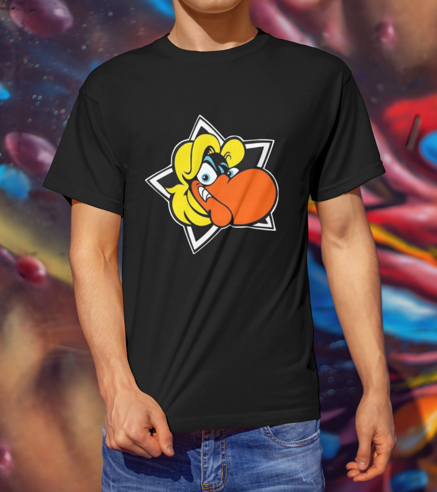 Looney Tunes Foghorn Leghorn Star Cartoon Character Face T-Shirt