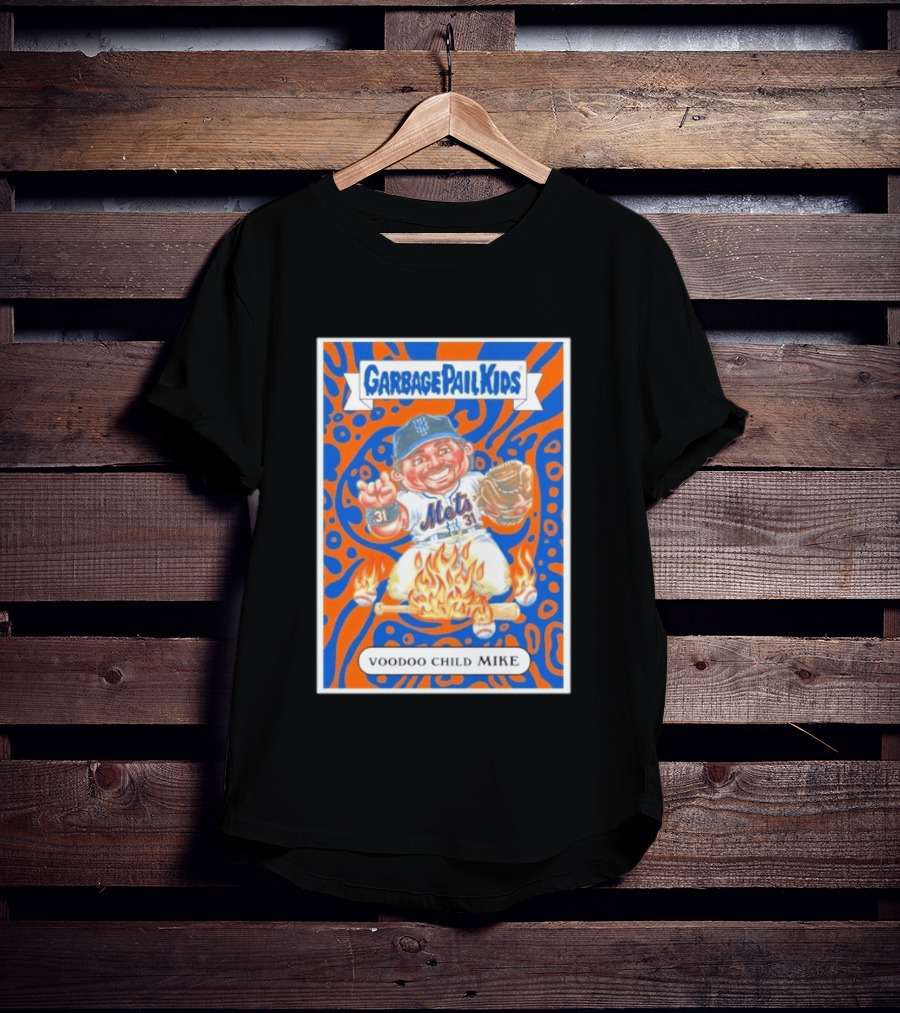 Garbage Pail Kids Mets Voodoo Child Mike Piazza Cards T-Shirt