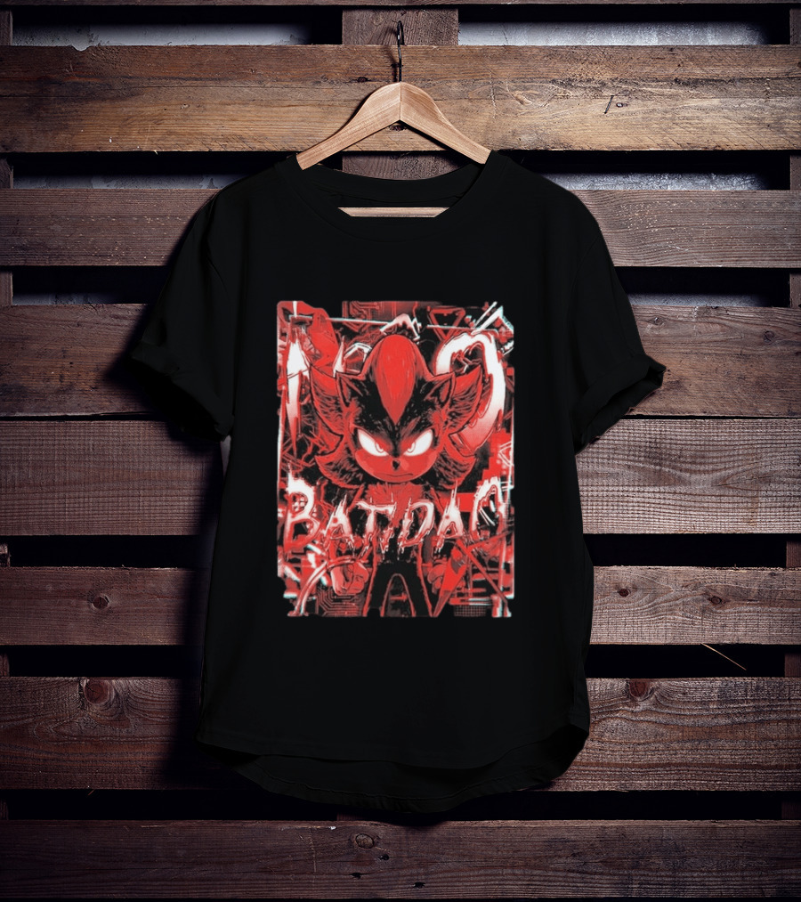 No Batidao Red Black Anime Character Energetic T-Shirt