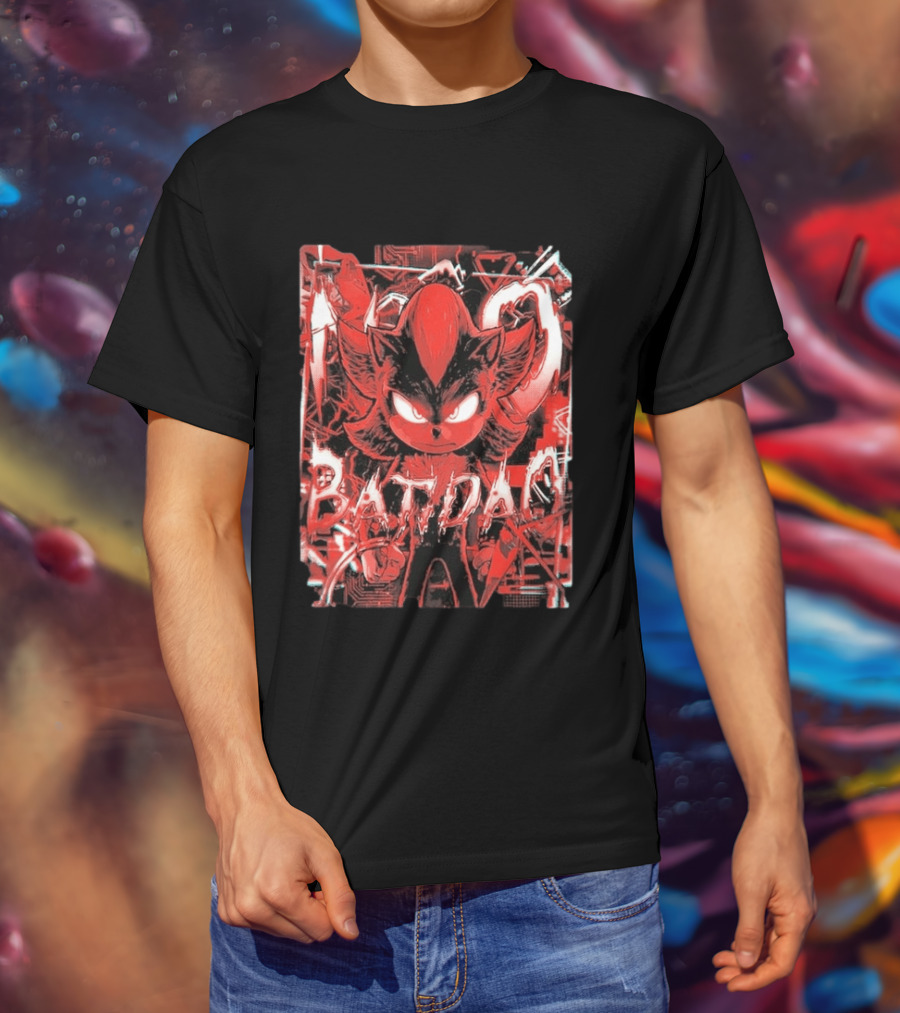 No Batidao Red Black Anime Character Energetic T-Shirt