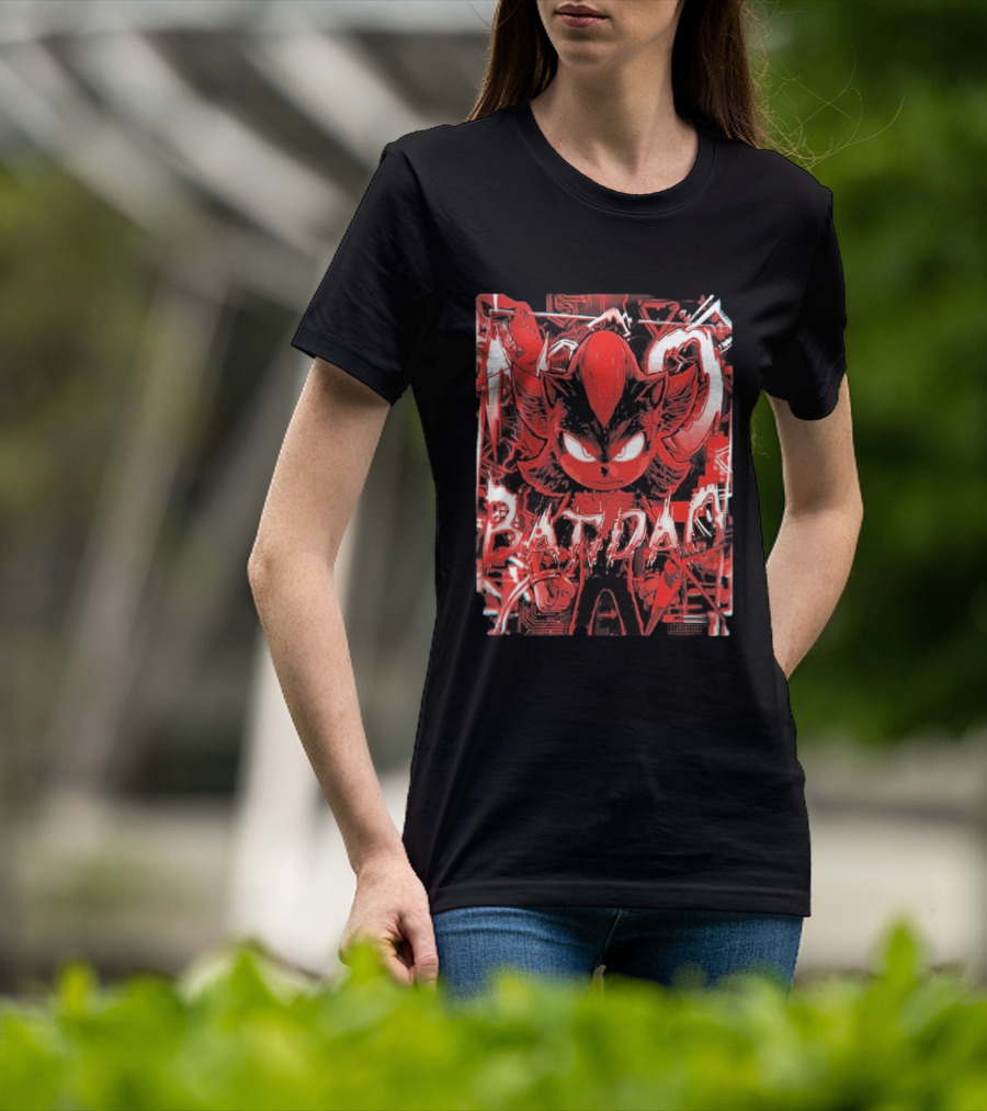 No Batidao Red Black Anime Character Energetic T-Shirt