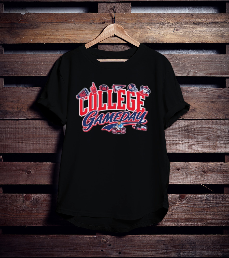 College Gameday Ole Miss September 19 2026 Football Tailgate Party T-Shirt