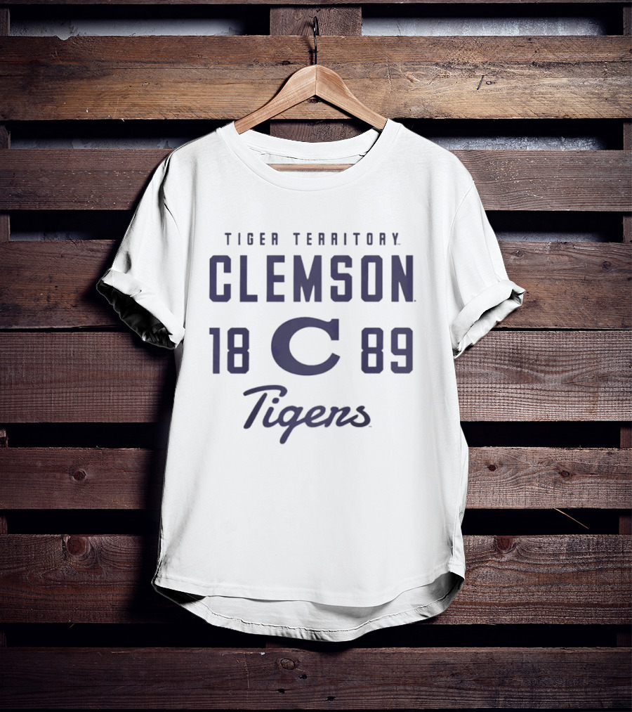 Tiger Territory Clemson Tigers 1889 College Football T-Shirt