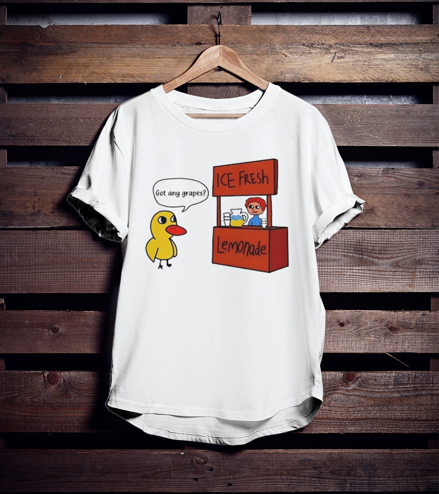 Got Any Grapes Duck Ice Fresh Lemonade Stand T-Shirt