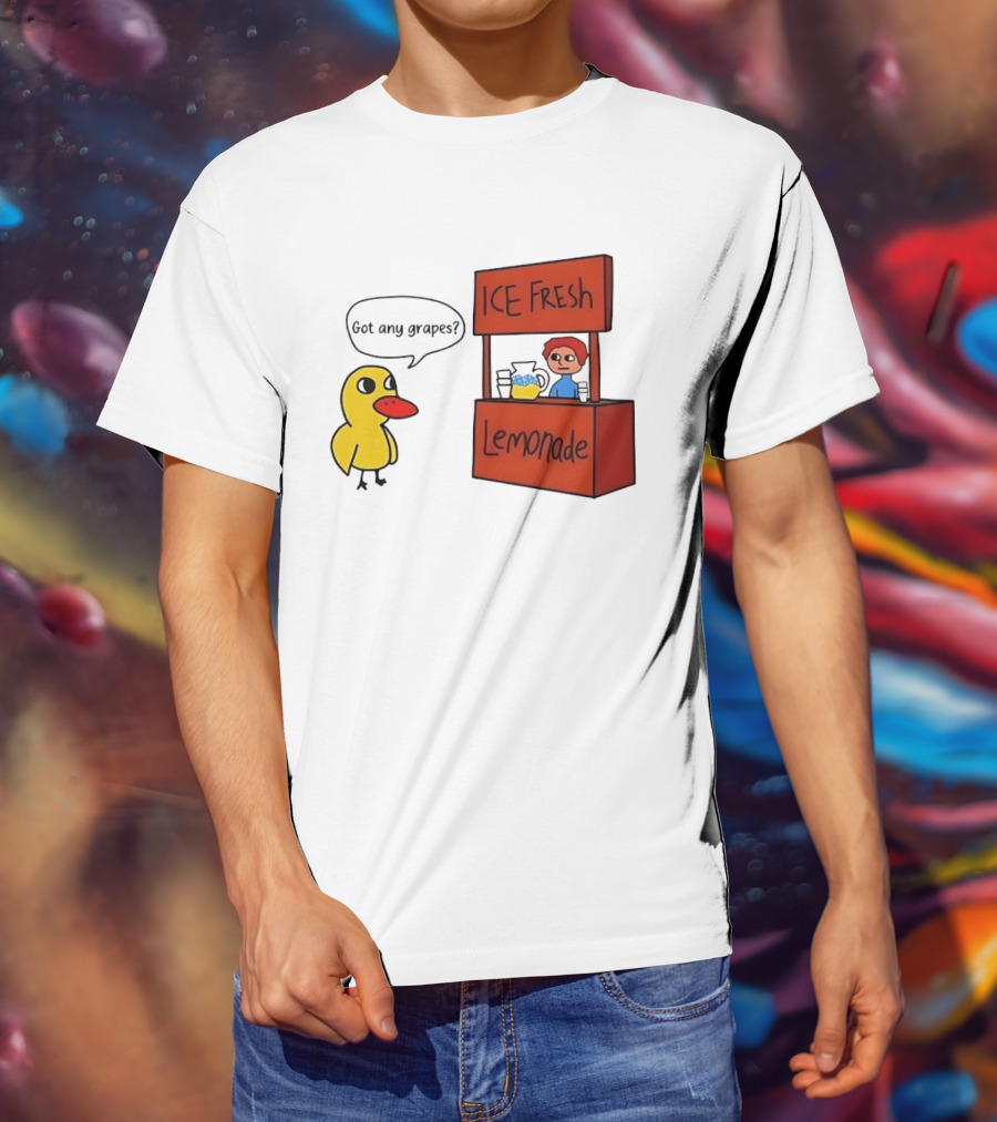 Got Any Grapes Duck Ice Fresh Lemonade Stand T-Shirt