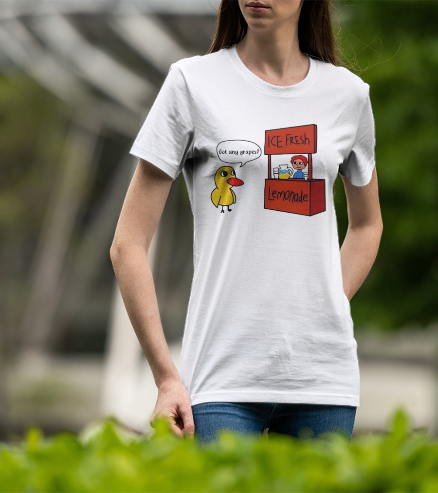 Got Any Grapes Duck Ice Fresh Lemonade Stand T-Shirt