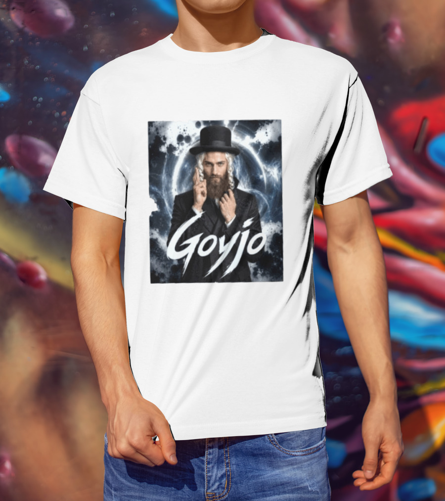 Goyjo Hasidic Top Hat Peys Mysterious Aura T-Shirt