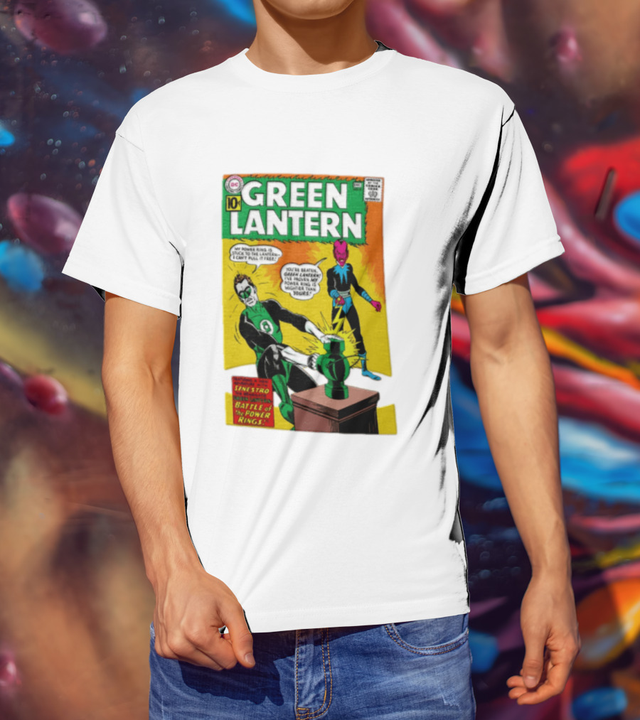 Green Lantern Sinestro Battle Of The Power Rings Comic Cover DC Comics T-Shirt