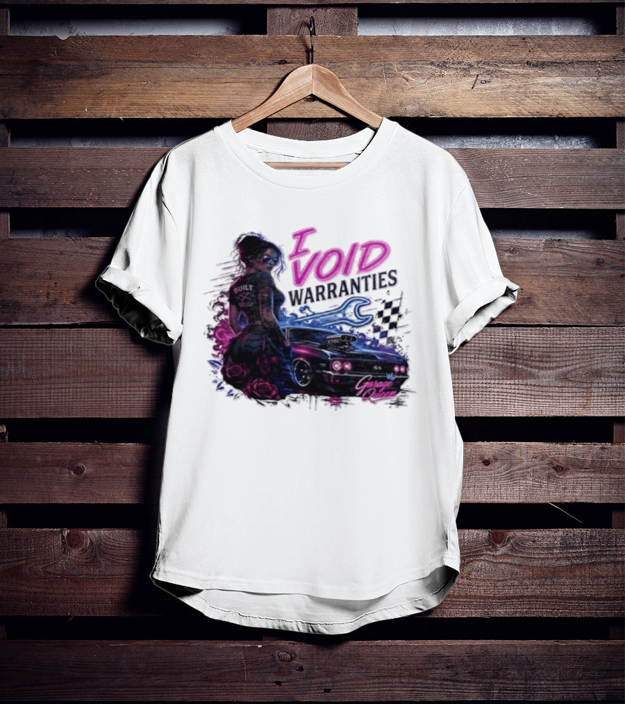 I Void Warranties Garage Queen Car Mechanic T-Shirt