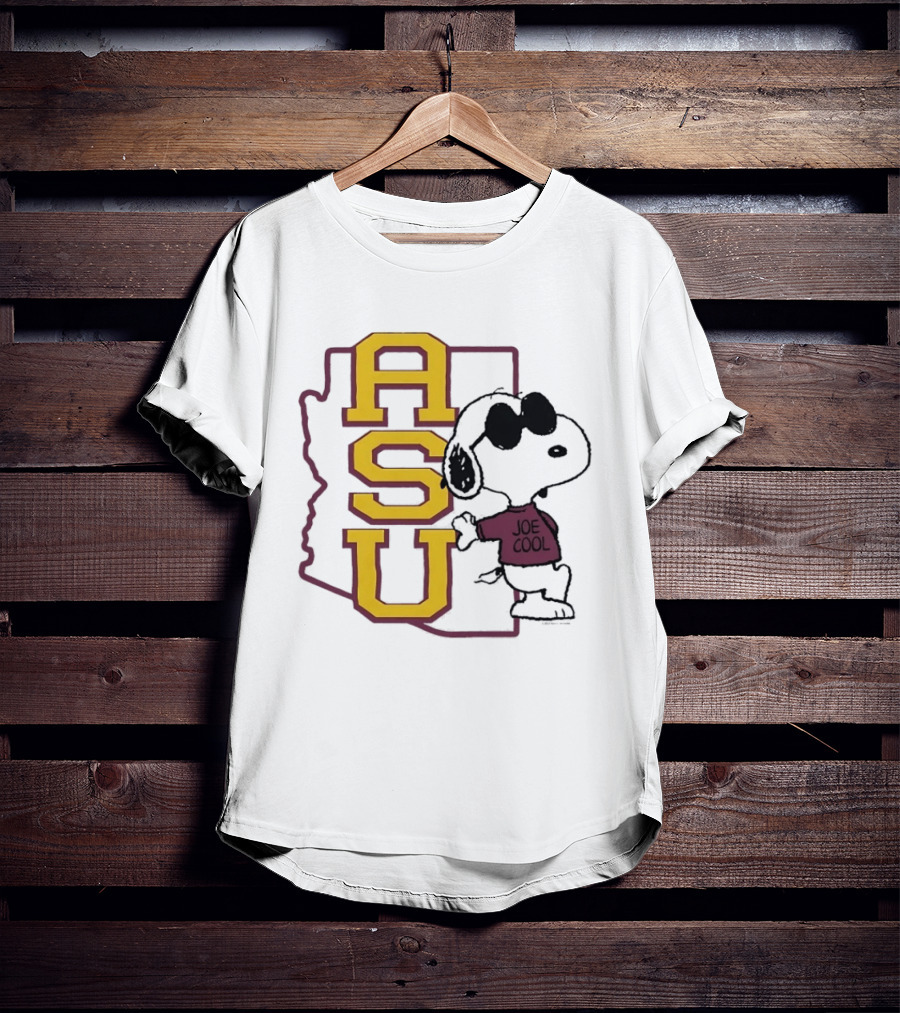 ASU Joe Cool Snoopy Arizona State University T-Shirt