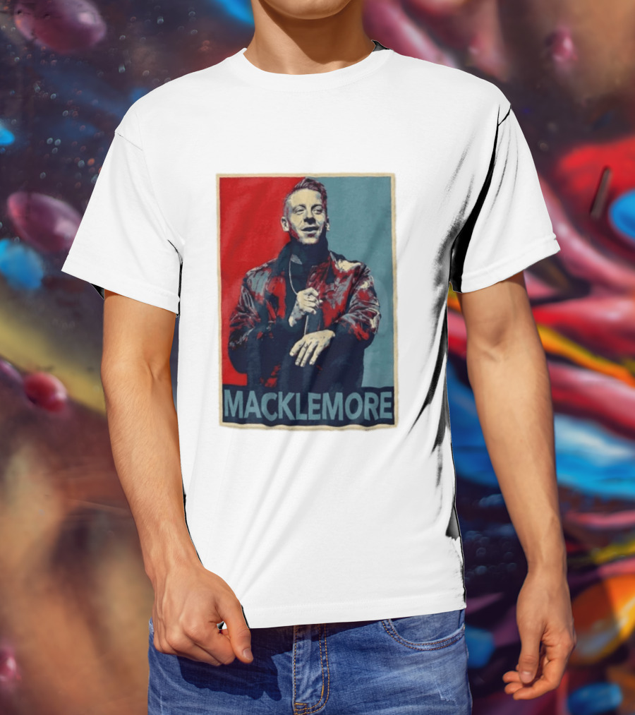 Macklemore Music Icon Red Blue T-Shirt
