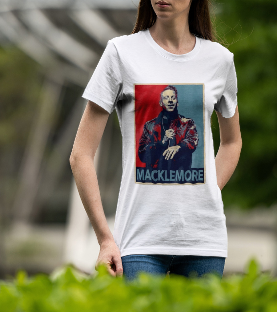 Macklemore Music Icon Red Blue T-Shirt