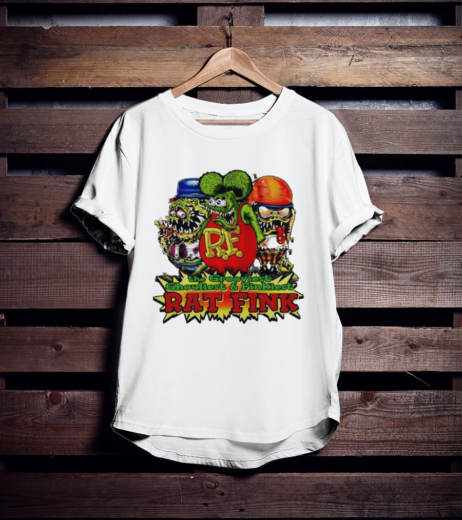 Grooviest Ghouliest Finkiest Rat Fink R.F. T-Shirt