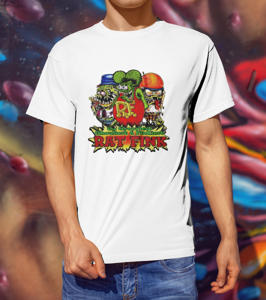 Grooviest Ghouliest Finkiest Rat Fink R.F. T-Shirt