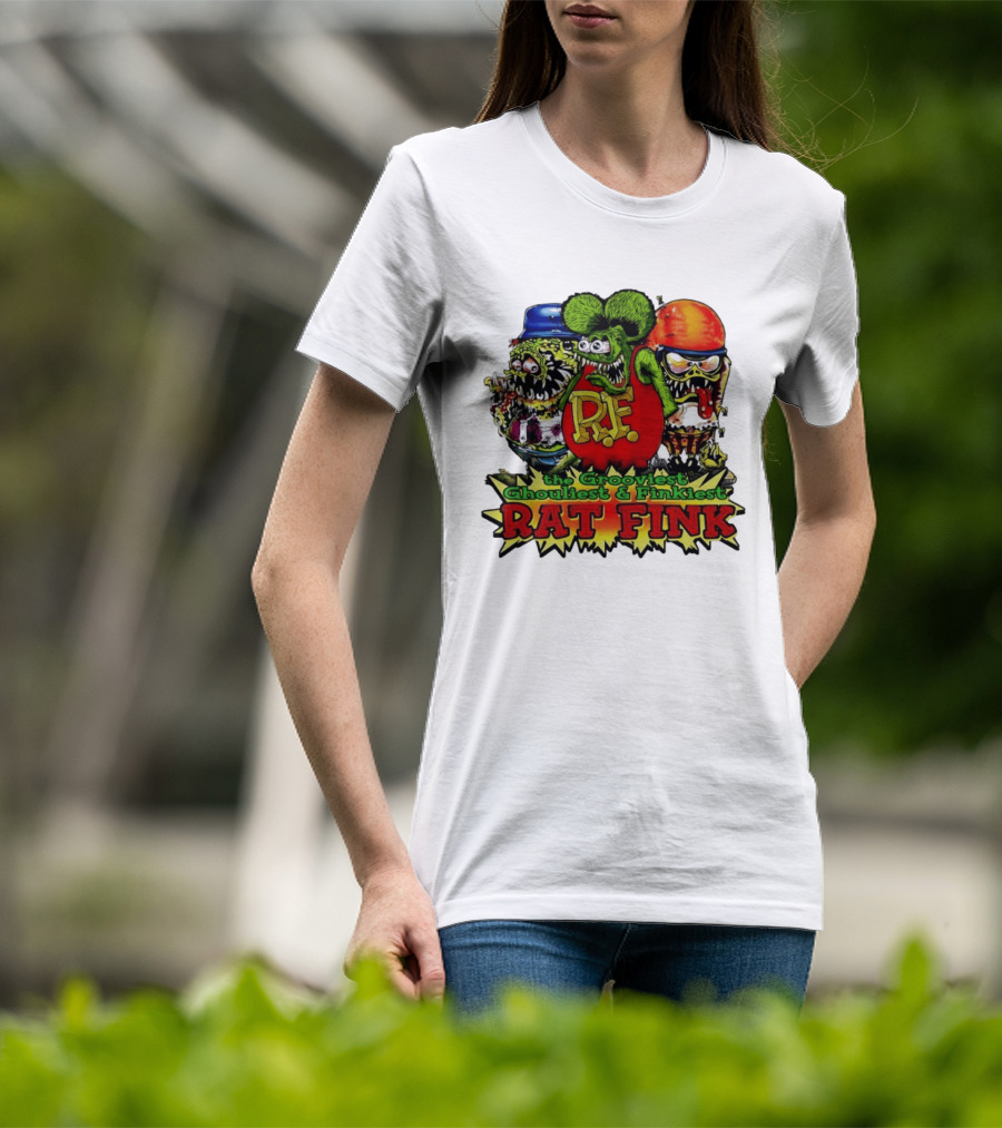 Grooviest Ghouliest Finkiest Rat Fink R.F. T-Shirt