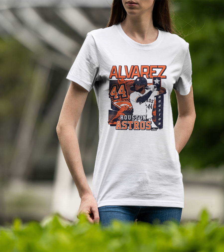 Yordan Alvarez 44 Houston Astros Player Edition MLB T-Shirt