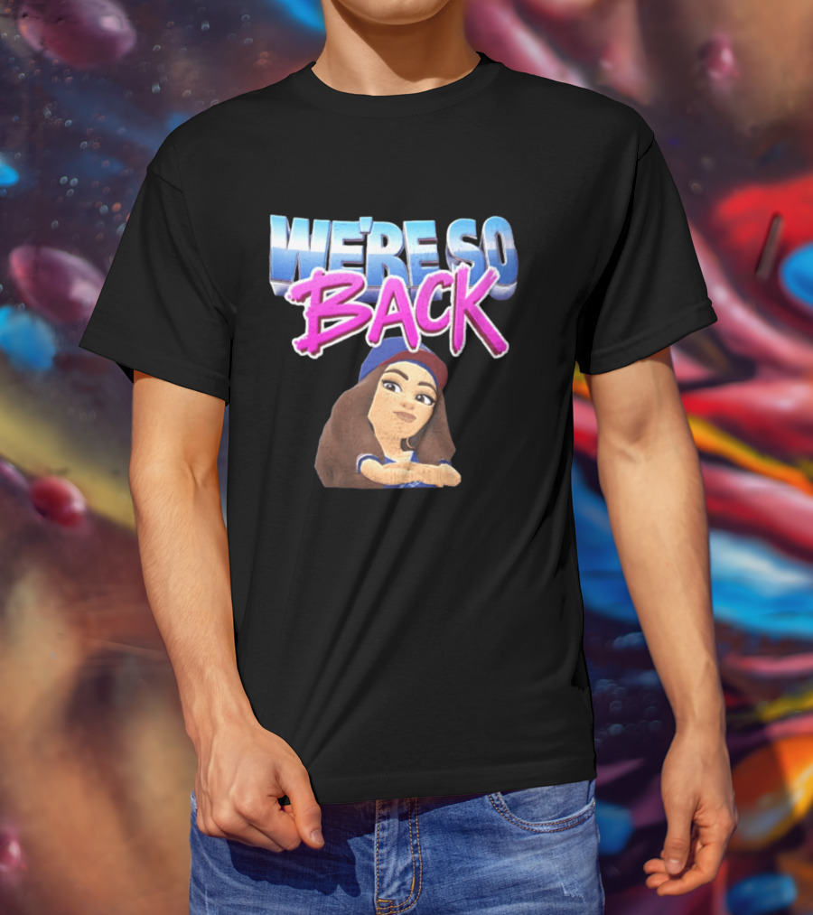 We're So Back Bitmoji Avatar Los Angeles Dodgers T-Shirt