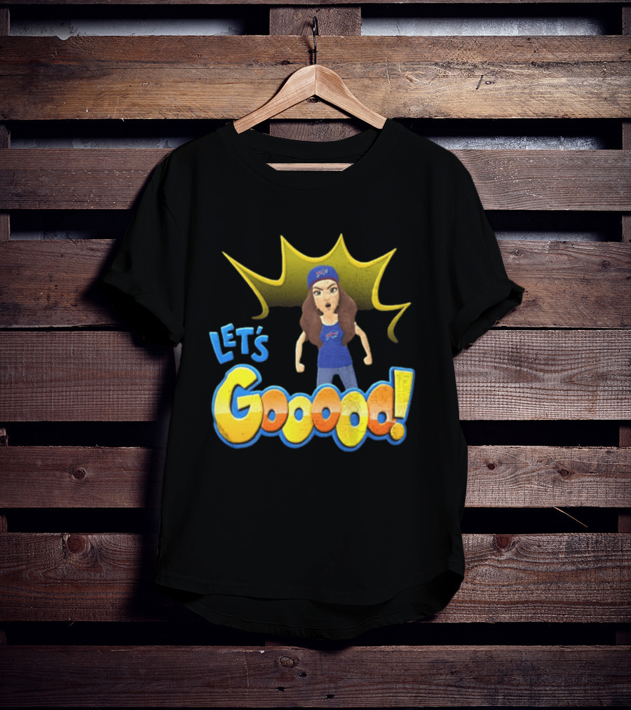 Buffalo Bills Let's Gooooo Football Enthusiast Team Spirit T-Shirt