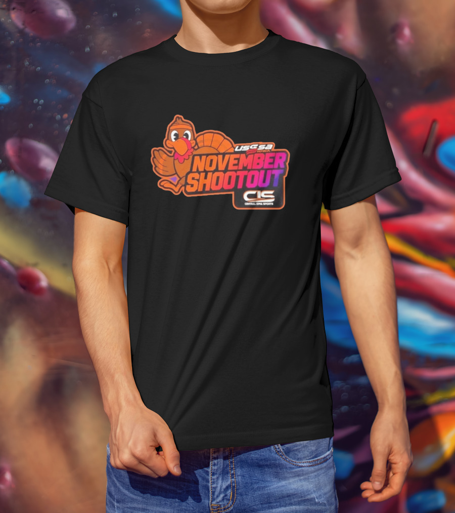 USSSA Iowa November Shootout CIS Central Iowa Sports Turkey 2026 T-Shirt