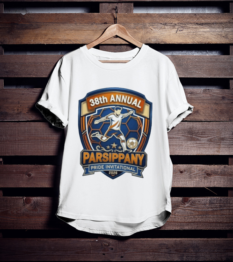 38th Annual Parsippany Pride Invitational 2026 Soccer Event T-Shirt