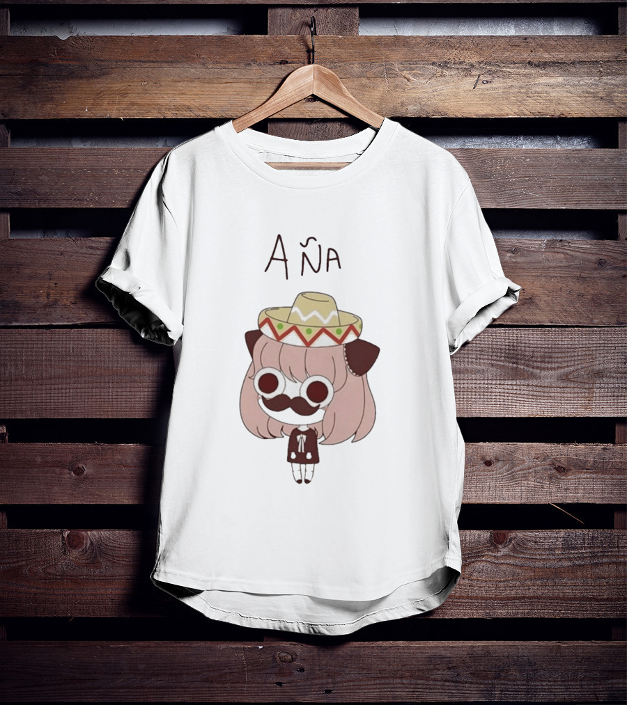 Aña Anya Forger Meme Sombrero Mustache T-Shirt