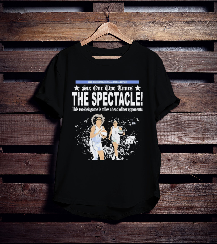 2026 Minnesota Basketball Special Edition Six One Two Times The Spectacle Rookie Game T-Shirt