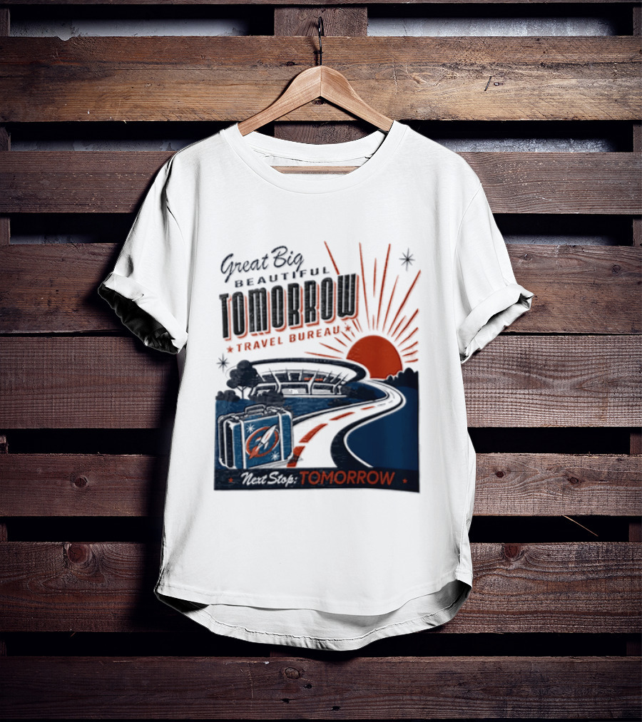 Great Big Beautiful Tomorrow Travel Bureau Tomorrow Carousel T-Shirt