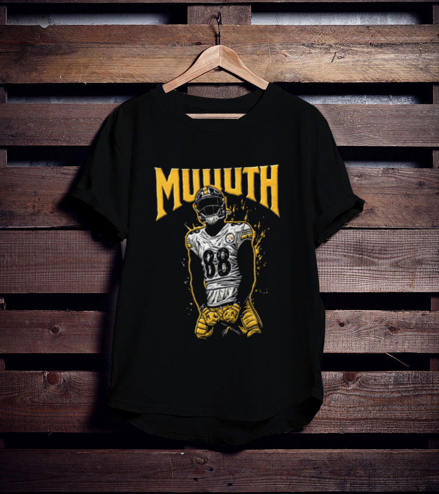 MUUTH Pat Freiermuth 88 Pittsburgh Steelers T-Shirt