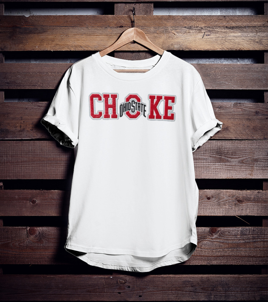 Ohio State Buckeyes CH OKE Parody Football T-Shirt