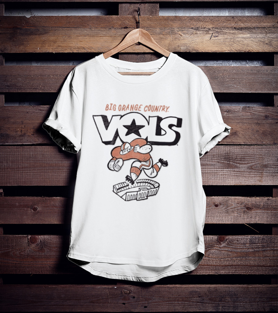 Big Orange Country Vols Football Neyland Stadium Tennessee Volunteers T-Shirt