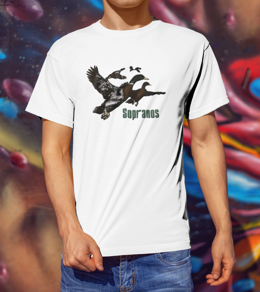 Sopranos Ducks Flying Scene Iconic TV Show Moment T-Shirt
