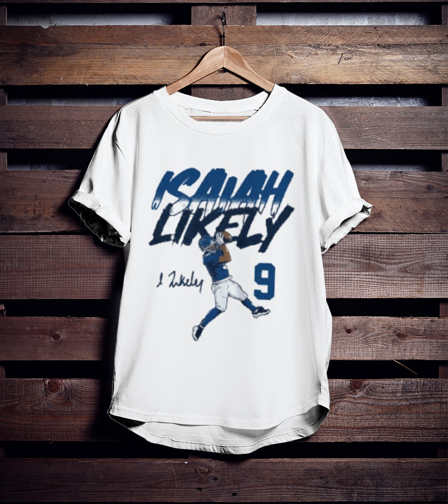 Isaiah Likely Catch Pose 9 New York Giants T-Shirt