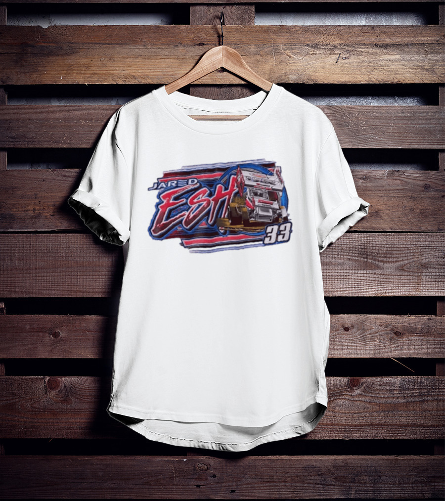 Jared Esh 33 Sprint Car Racing Ezra's Point Competition T-Shirt