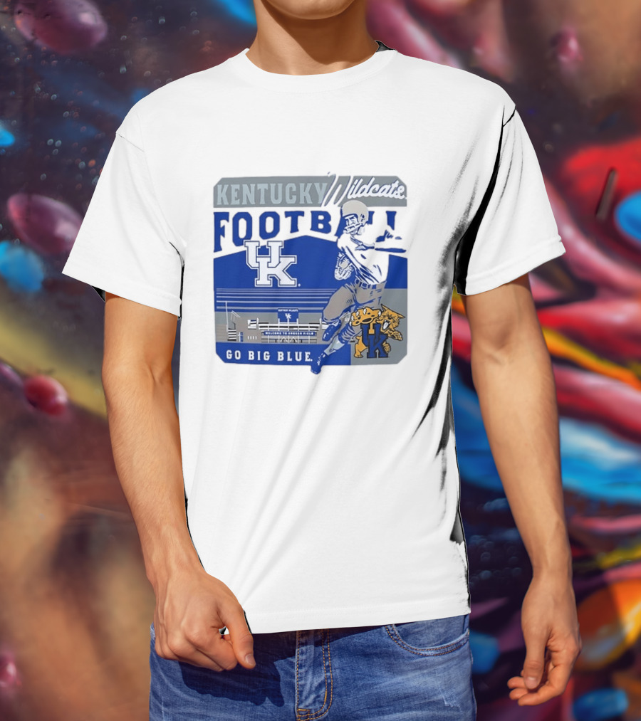 Kentucky Wildcats Football Go Big Blue Kroger Field UK Wildcats T-Shirt