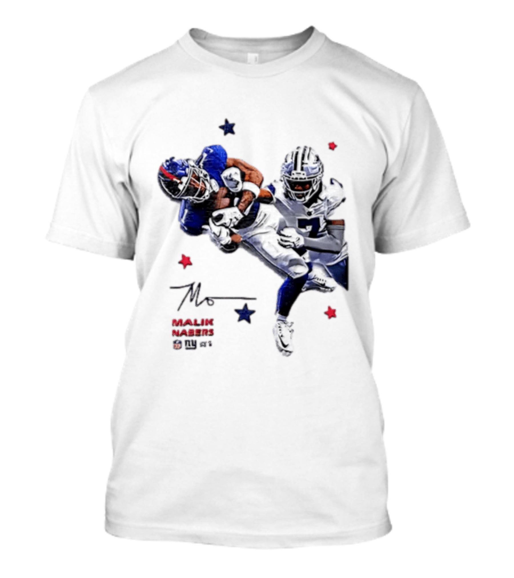 Malik Nabers New York Giants Cowboys Matchup Highlight T-Shirt