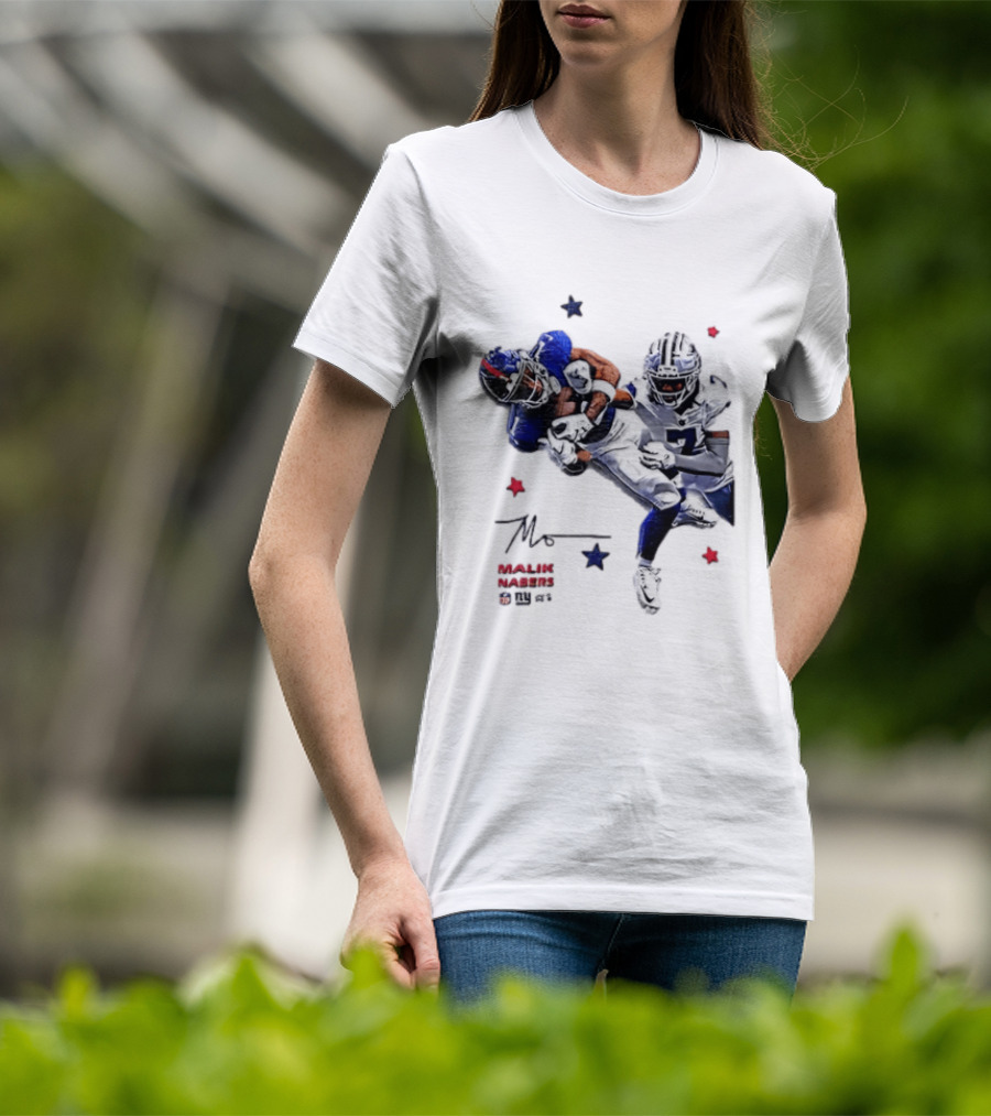 Malik Nabers New York Giants Cowboys Matchup Highlight T-Shirt