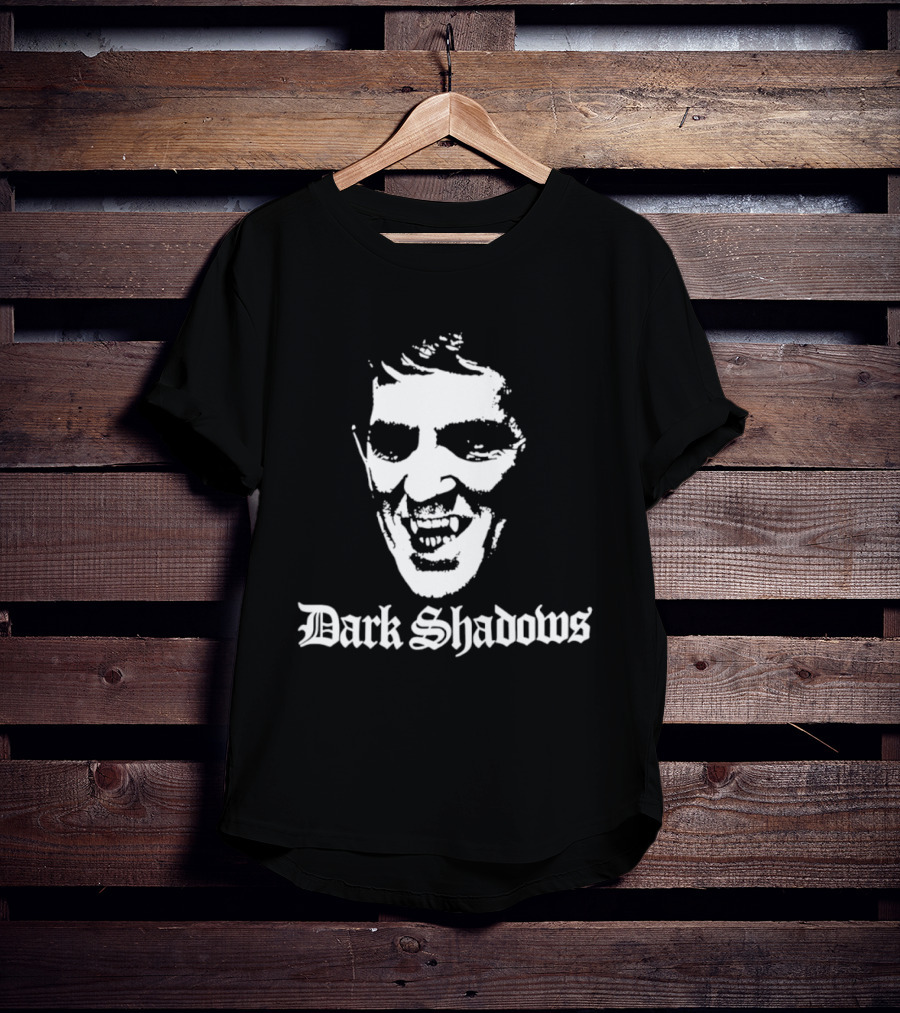Dark Shadows Barnabas Collins Vampire Face Iconic Series T-Shirt