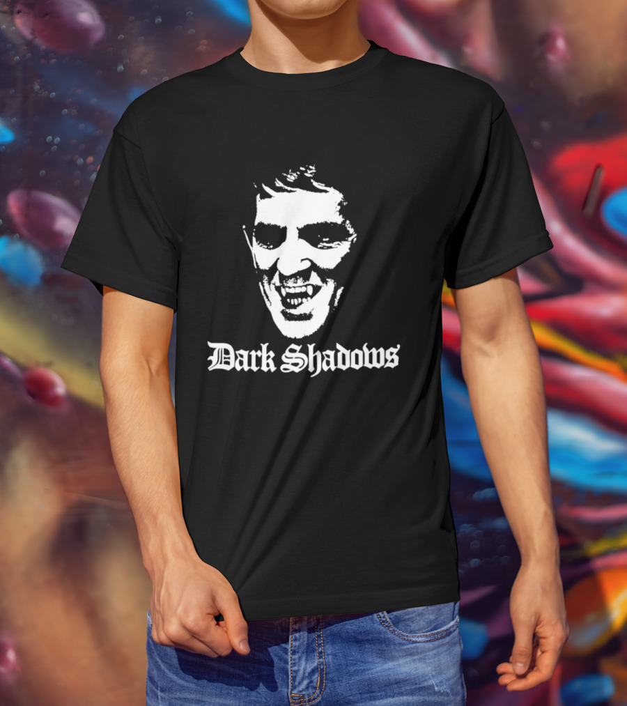 Dark Shadows Barnabas Collins Vampire Face Iconic Series T-Shirt