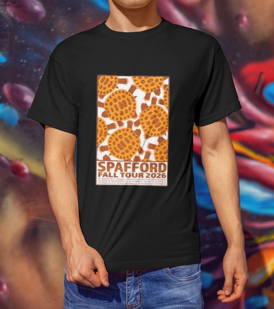 Spafford Fall Tour 2026 Turtles And Tour Dates T-Shirt
