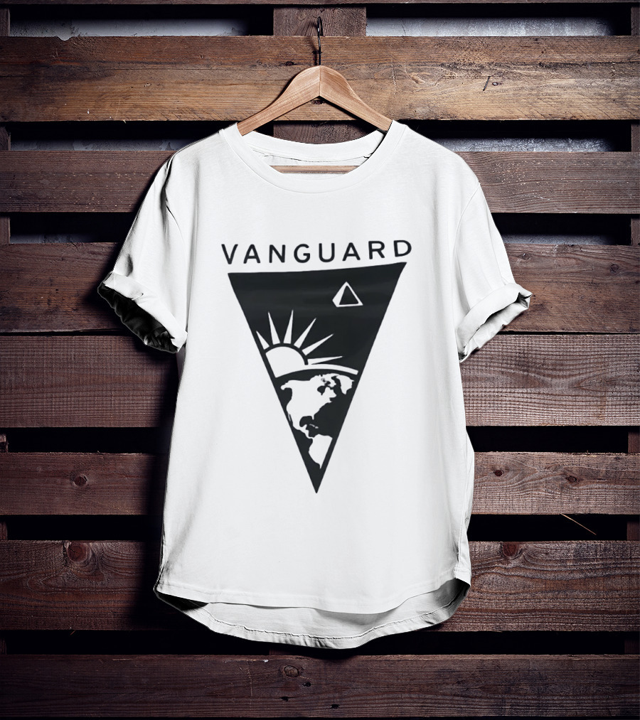 Vanguard Earth Sun Triangle Minimalist Earth Sun T-Shirt