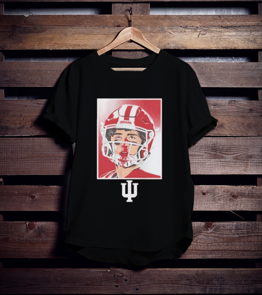 Josh Hoover Indiana Hoosiers Football Bloody Face T-Shirt