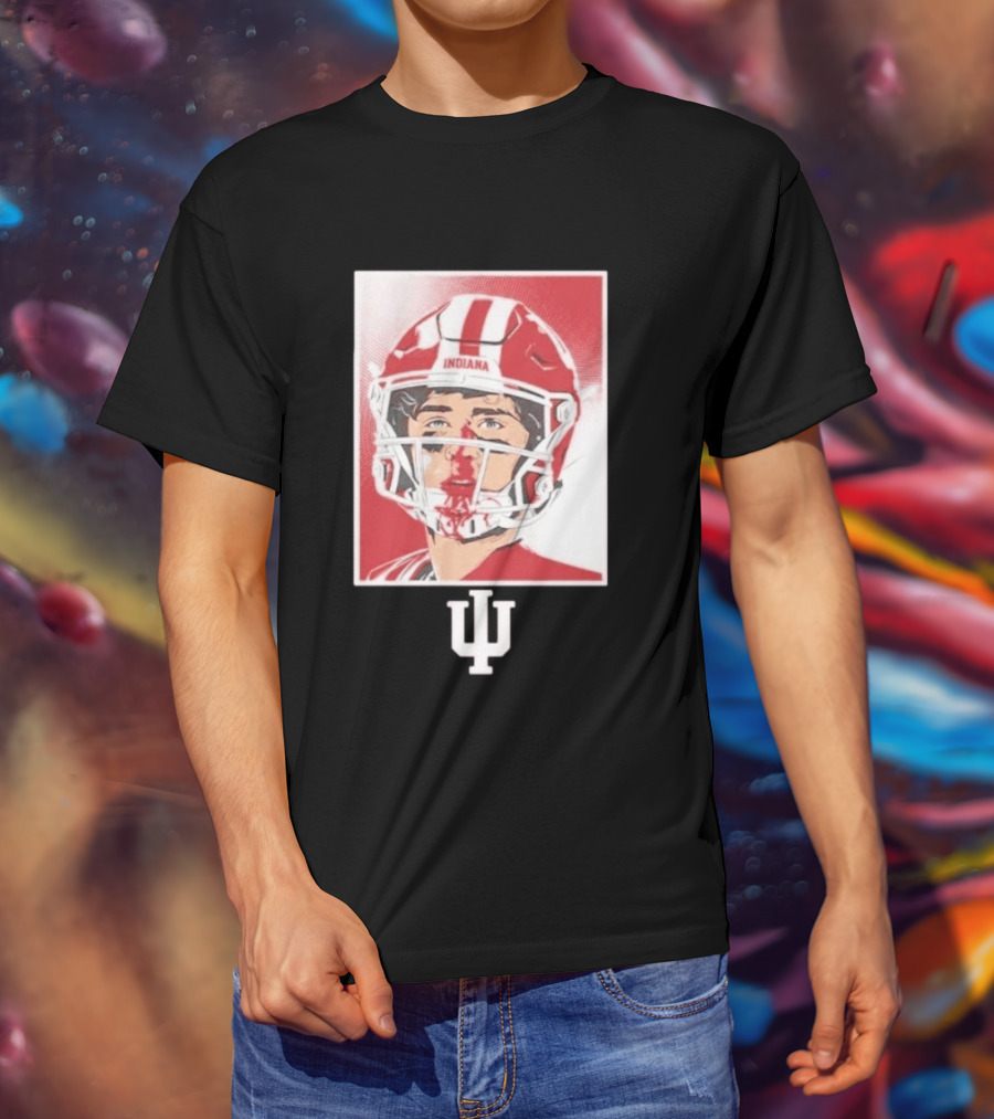 Josh Hoover Indiana Hoosiers Football Bloody Face T-Shirt