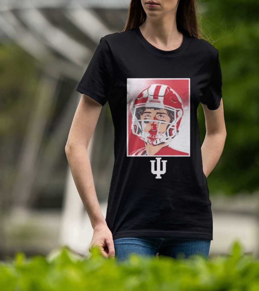 Josh Hoover Indiana Hoosiers Football Bloody Face T-Shirt