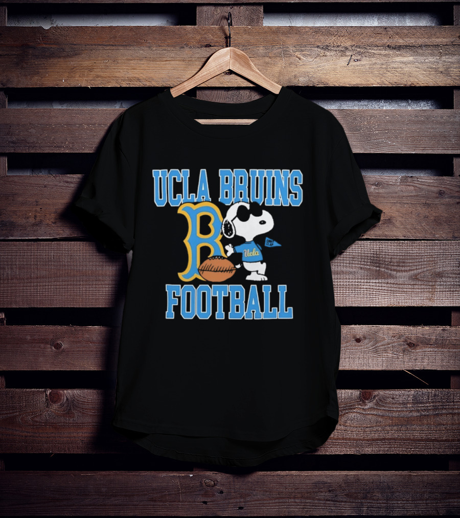 UCLA Bruins Football Snoopy Peanuts Eight Clap T-Shirt