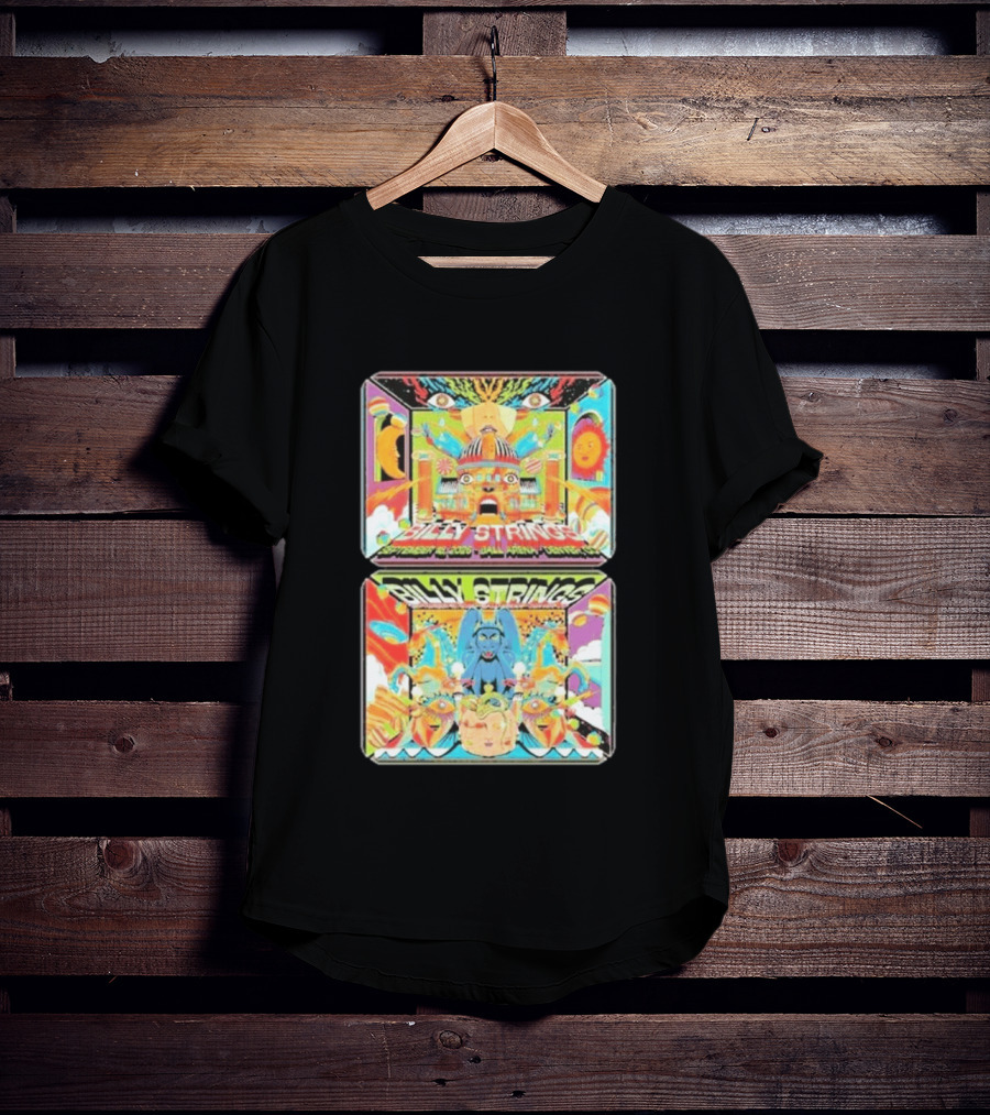 Billy Strings Denver Co 2026 Ball Arena September 18 19 Sun Moon Celestial Faces Cosmic T-Shirt