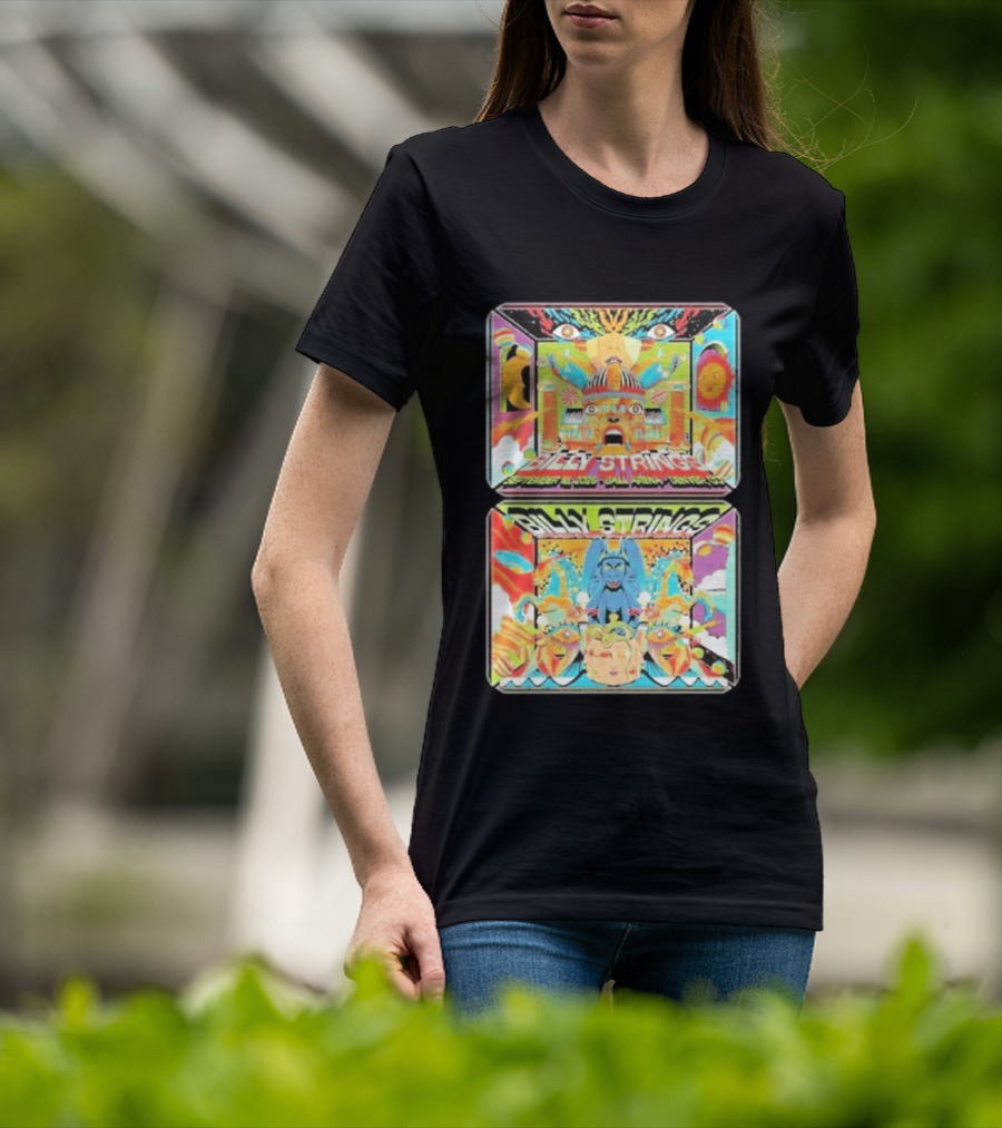 Billy Strings Denver Co 2026 Ball Arena September 18 19 Sun Moon Celestial Faces Cosmic T-Shirt