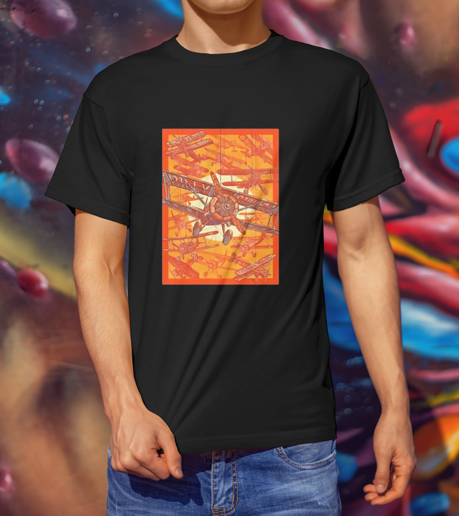 Biplane Airshow Eugene And Austin Adventure T-Shirt